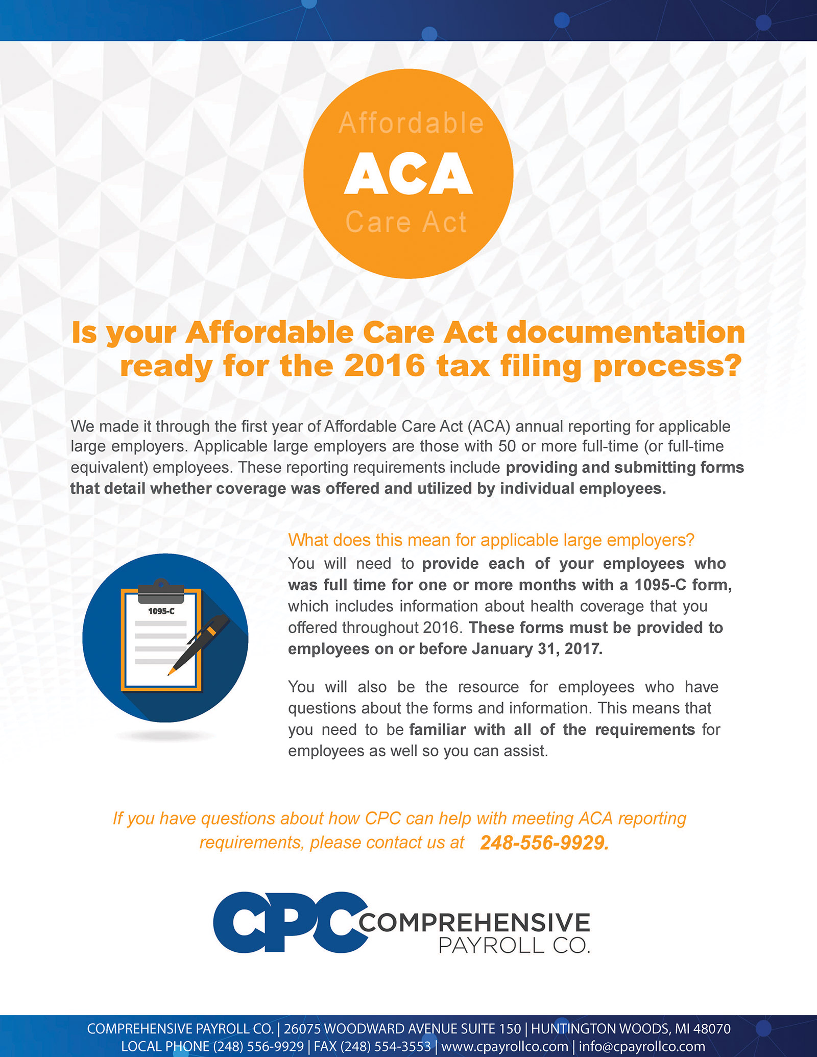 ACA Deadlines for Employers. Where Do You Stand?