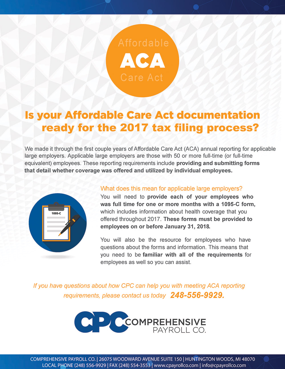 ACA Deadlines for Employers. Where Do You Stand?